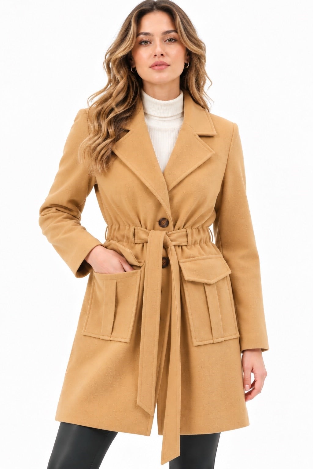 Z9778 DEWBERRY BAYAN KABAN-DÜZ CAMEL