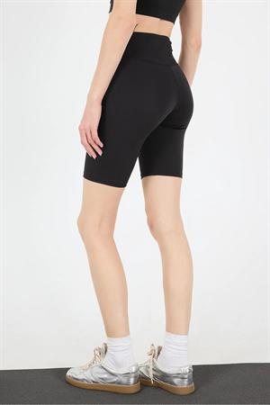 53600 Dewberry High Waist Sports Shorts Tights-SİYAH