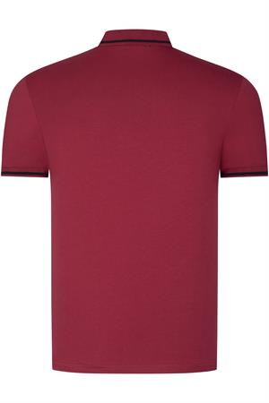 İKİLİ SET T8586 DEWBERRY ERKEK T-SHIRT-BEYAZ-BORDO