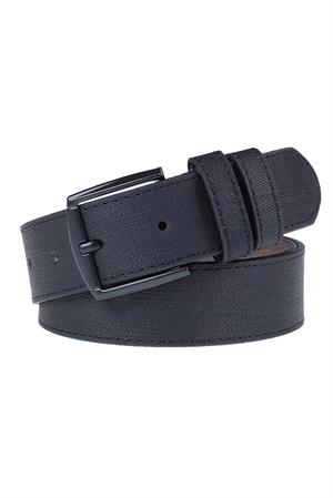 R0928 Dewberry Set of 3 Mens Belt For Jeans And Canvas-SİYAH-LACİVERT-TABA