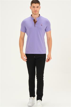 T8560 DEWBERRY T-SHIRT-AÇIK LİLA