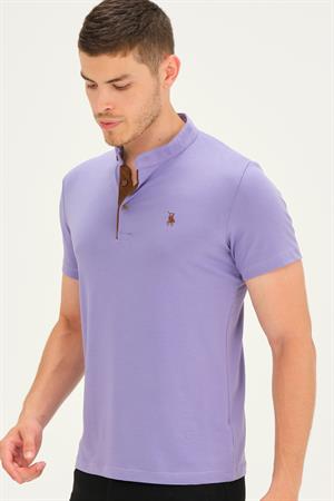 T8560 DEWBERRY T-SHIRT-AÇIK LİLA