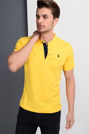 T8560 DEWBERRY T-SHIRT-AÇIK SARI