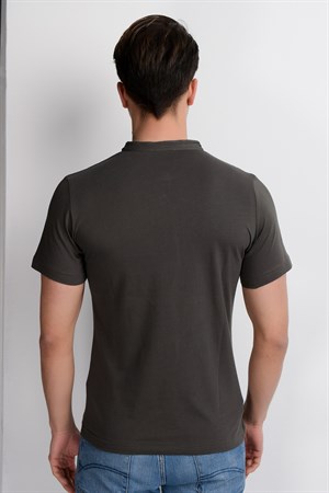 T8560 DEWBERRY T-SHIRT-HAKİ