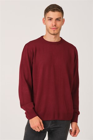 V0091 DEWBERRY ERKEK BATTAL OVERSIZE KAZAK-BORDO