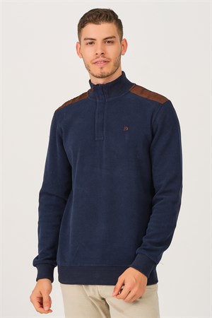 V1550 DEWBERRY DIO RISE ERKEK SWEATSHIRT-LACİVERT