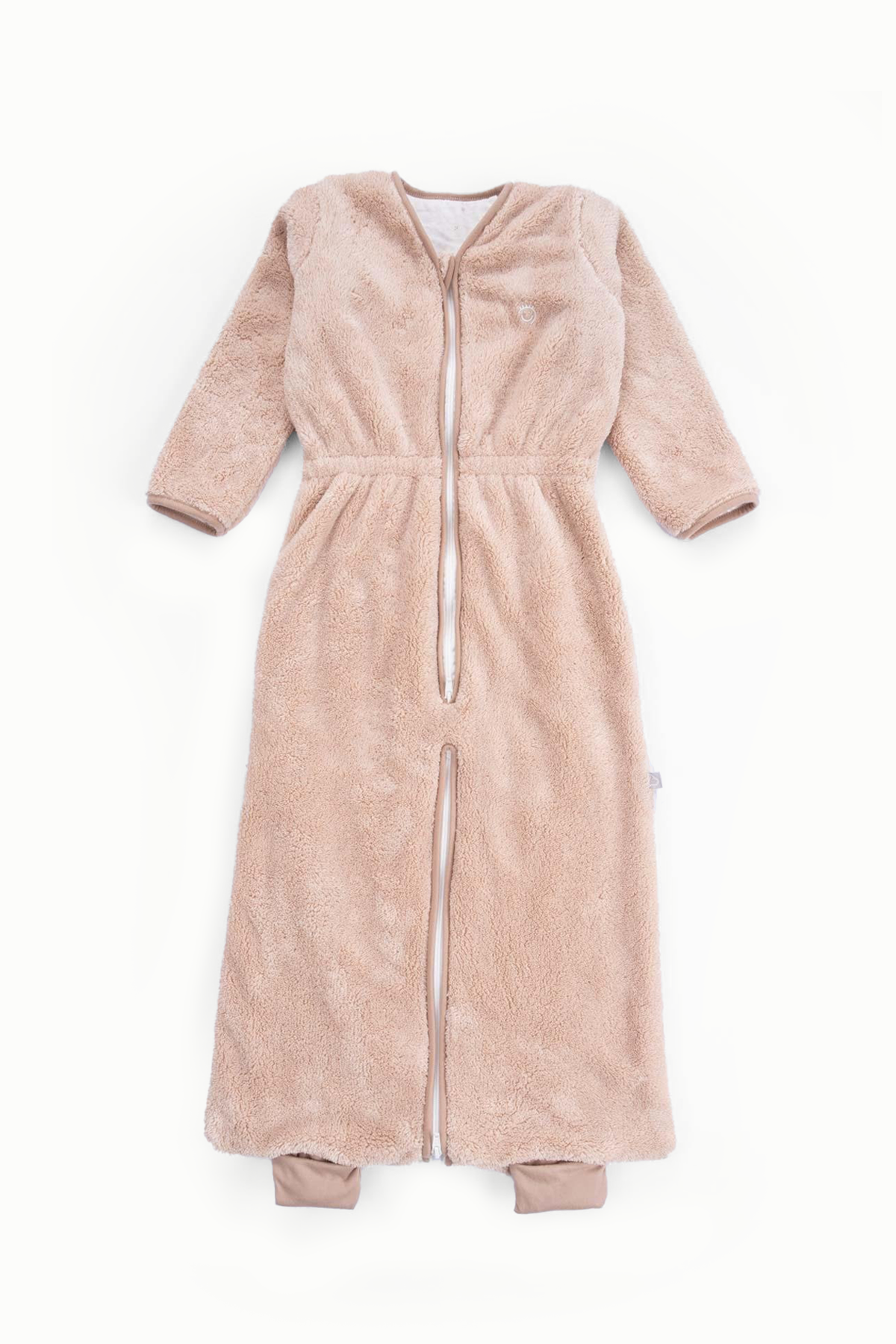 Boumini Wellsoft Çocuk Uyku Tulumu 3-4 Yaş Astarlı Pudra