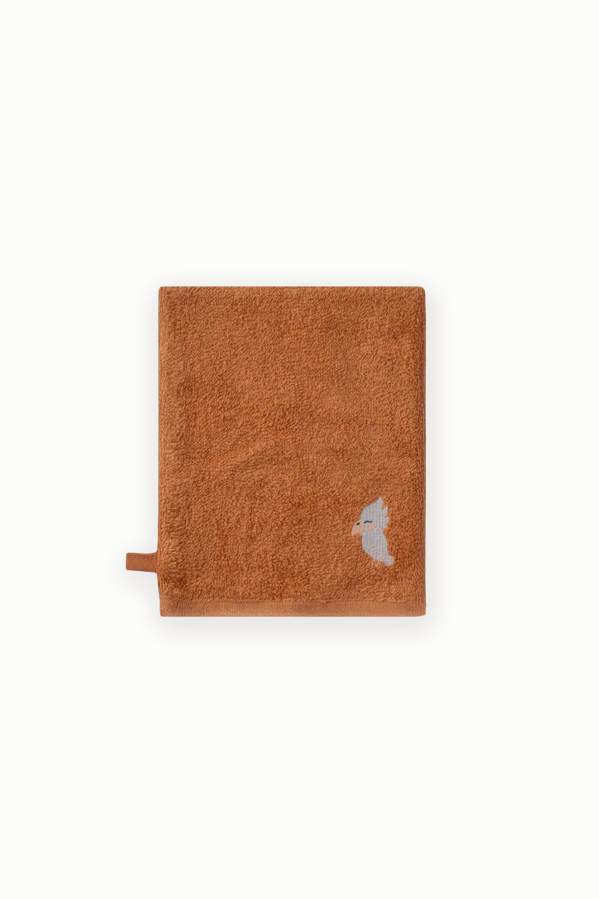 Uygun BebeBebek Havlu Banyo Kesesi Ağaçkakan Nakışlı KiremitHavlu & Bornoz