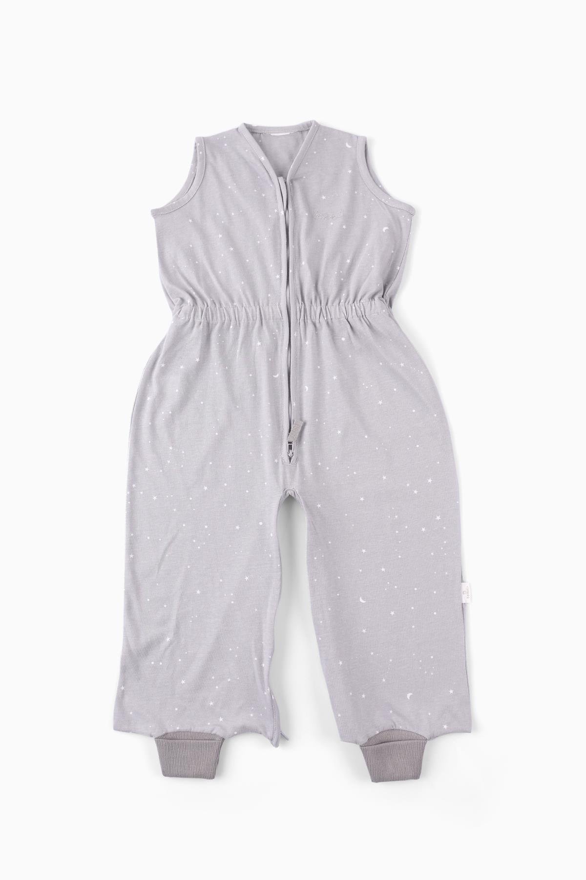 Yazlık Kolsuz Çocuk Uyku Tulumu 2-3 yaş Yıldız Desenli GriUyku Tulumu Yazlık Kolsuz Çocuk Uyku Tulumu 2-3 yaş Yıldız Desenli Gri Uygun Bebe