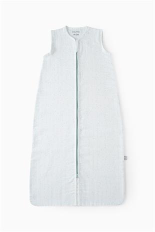 Boumini Müslin Bebek Uyku Tulumu 90 cm Yeşil Yıldızlar