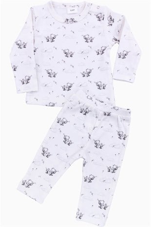 Erkek Bebek Pijama Takımı Winni Pooh Bebek Pijama Takımı Uygun Bebe