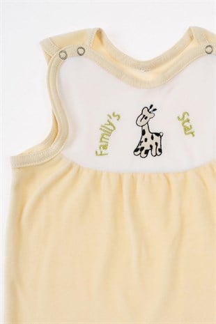 Prematüre Kadife Bebek Tulumu Yenidoğan Hastane Çıkış Salopet SarıTulum Prematüre Kadife Bebek Tulumu Yenidoğan Hastane Çıkış Salopet Sarı Uygun Bebe