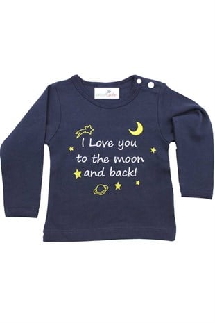Moon Erkek Bebek Uzun Kollu Tişört