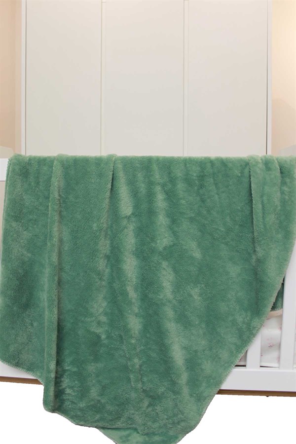 Battaniye Welsoft 75x100 cm Bebek Battaniyeleri Yeşil  Uygun Bebe