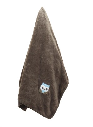 Baykuş Nakışlı Welsoft Bebek Battaniyesi 100*150 cm
