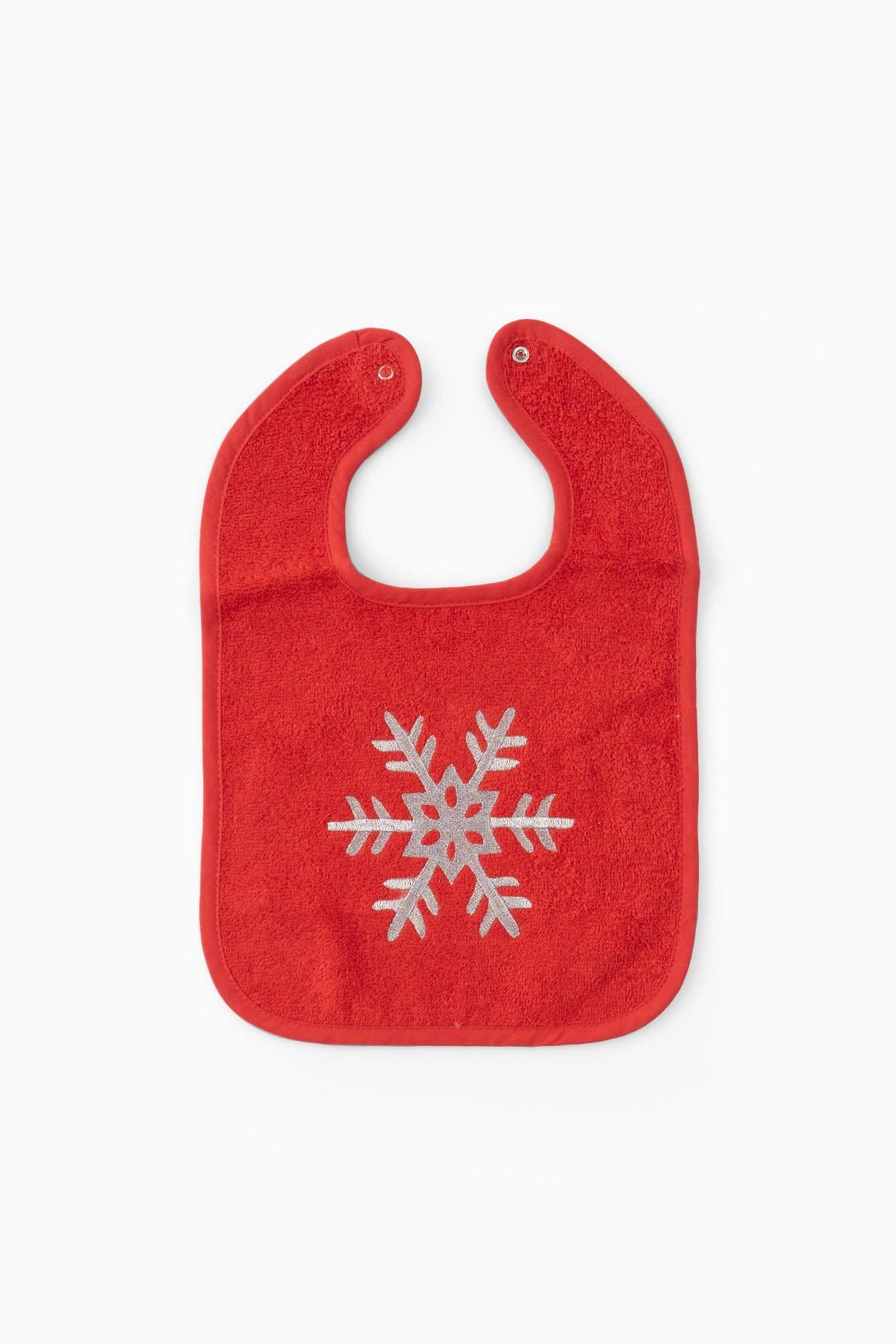 Büyük Boy Havlu Mama Önlüğü 27x37 cm Kartanesi Kırmızı