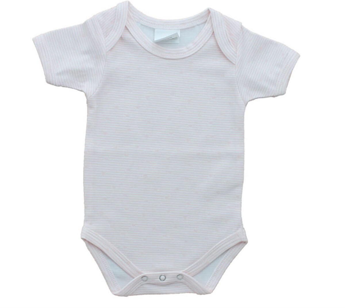 Body&Zıbın Çizgili Kısa Kollu Bebek Çıtçıtlı Body Uygun Bebe