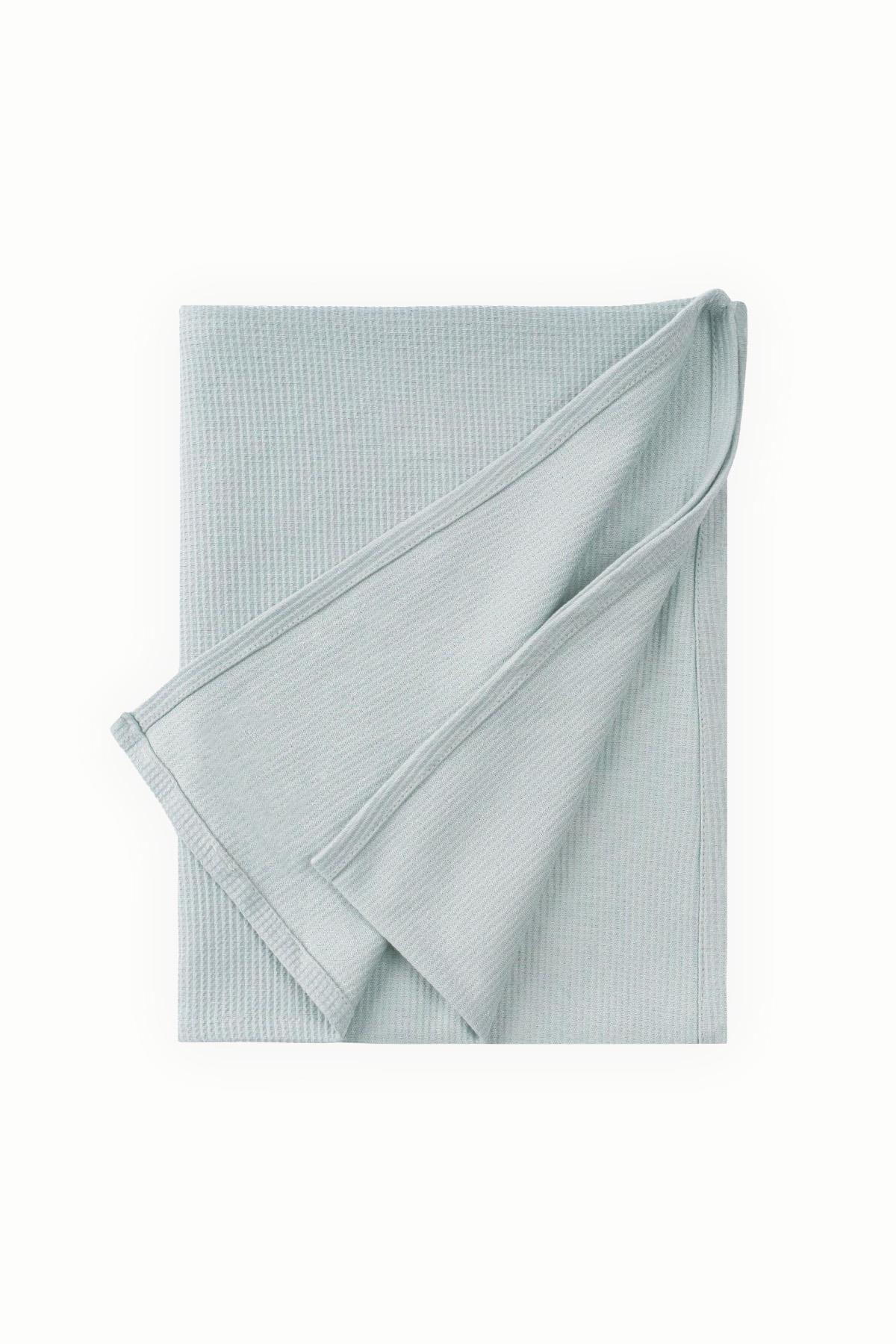 BouminiBoumini Pamuk Kapitone Bebek Battaniyesi 120x120 cm YeşilMüslin Örtüler