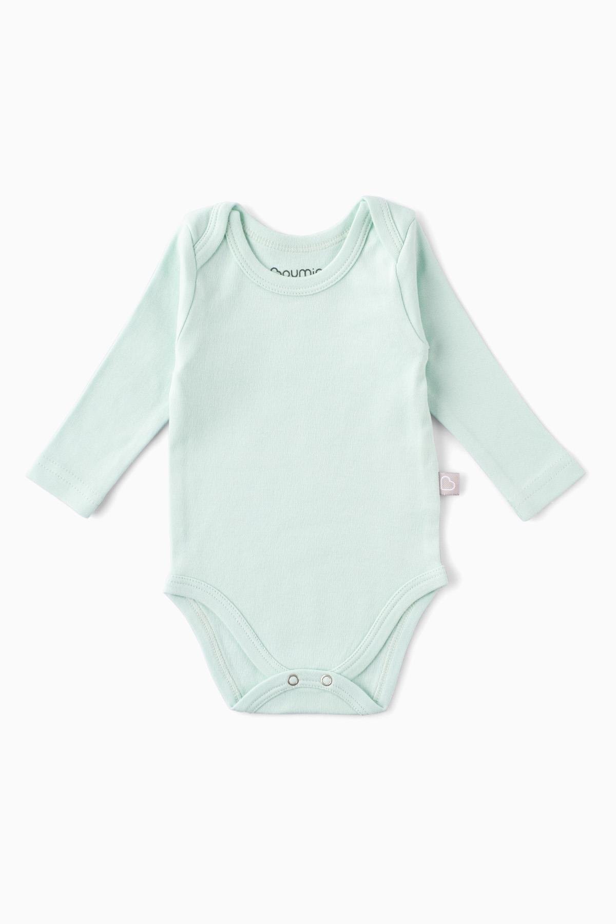 Boumini Uzun Kollu Bebek Çıtçıtlı Body Yeşil | BouminiBody&Zıbın Boumini Uzun Kollu Bebek Çıtçıtlı Body Yeşil  Boumini