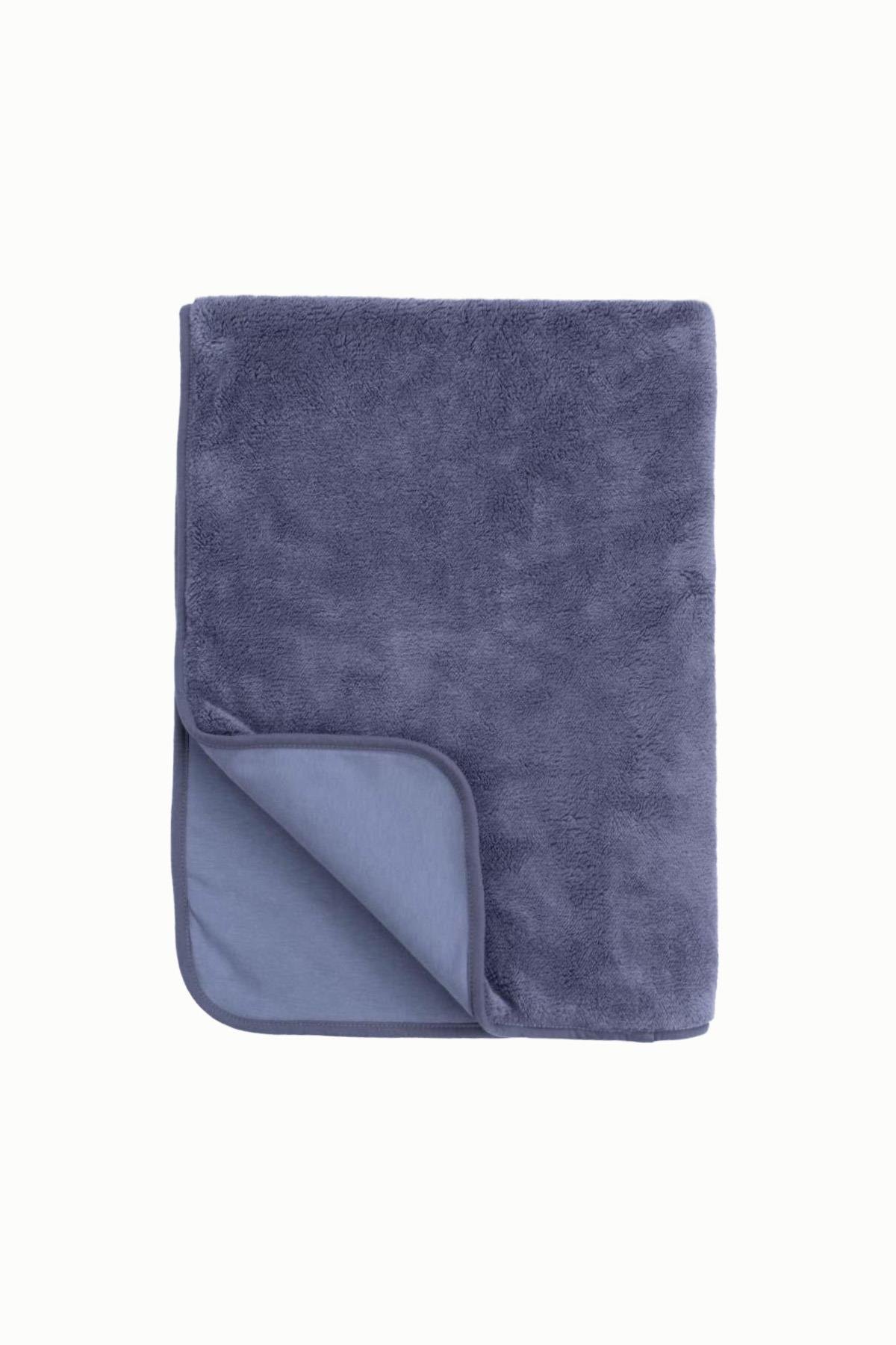 Uygun BebeBoumini Wellsoft Çift Taraflı Bebek Battaniyesi 75x95 cm AntrasitBattaniye