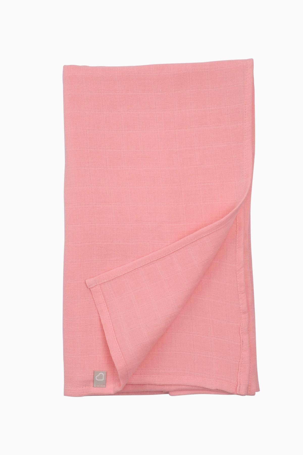 Pamuk Müslin Örtü Battaniye 120x120 cm PembeMüslin Örtüler Pamuk Müslin Örtü Battaniye 120x120 cm Pembe Boumini