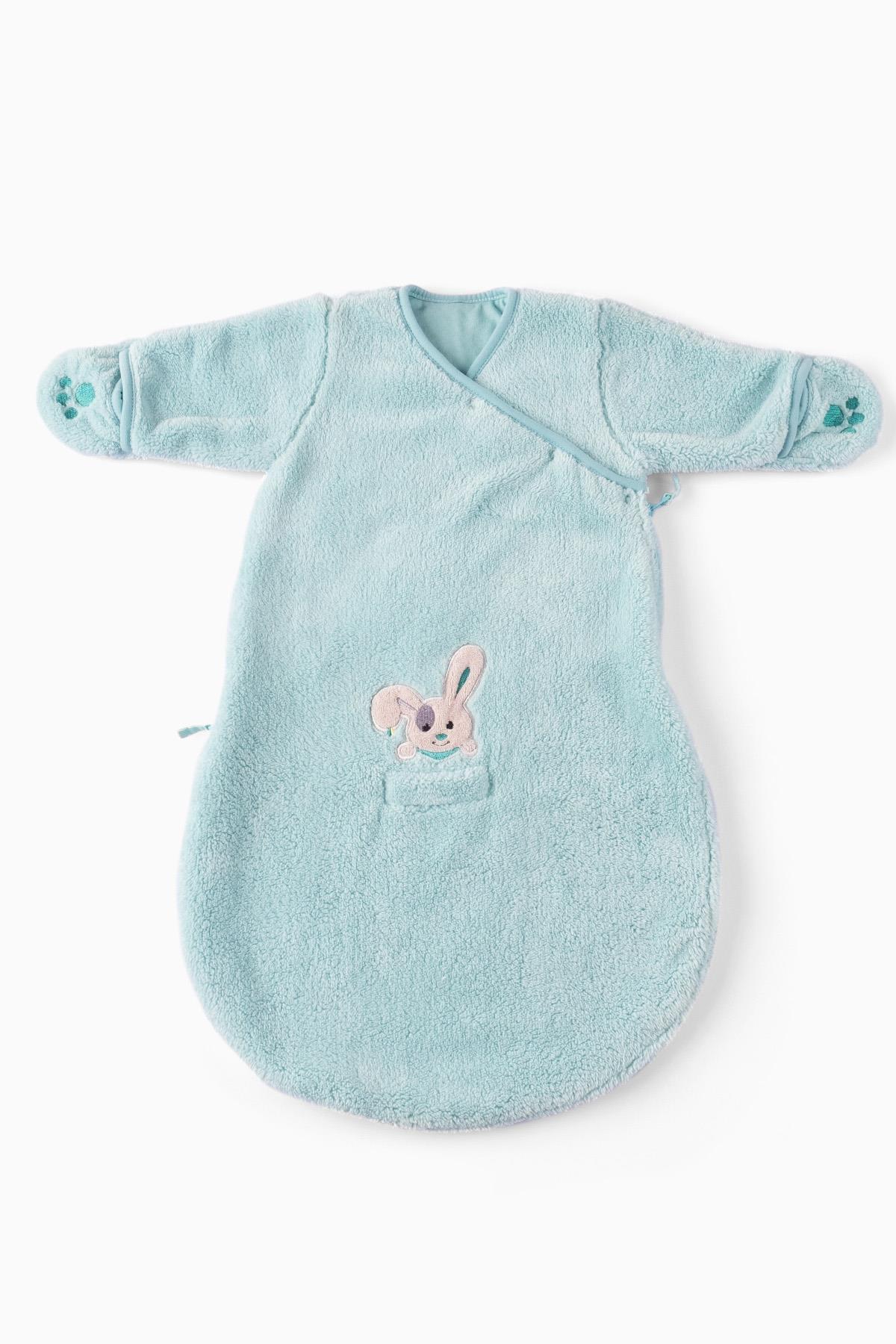Wellsoft Bebek Uyku Tulumu 0-6 ay 2.0 tog Yeşil Tavşan Desenli  - Wellsoft Uyku TulumuUyku Tulumu Wellsoft Bebek Uyku Tulumu 0-6 ay 2.0 tog Yeşil Tavşan Desenli  Uygun Bebe