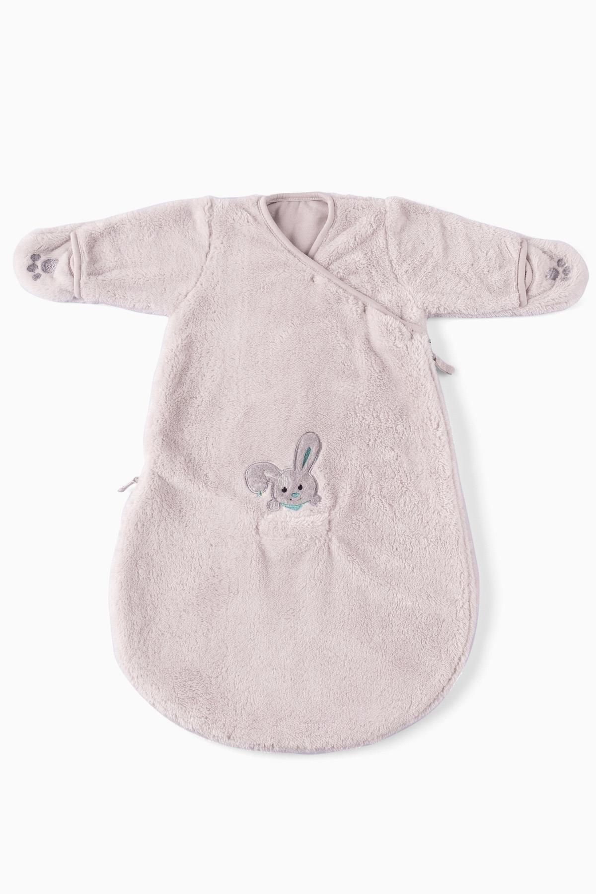 Wellsoft Bebek Uyku Tulumu 0-6 ay 2.0 tog Su Yeşili Tavşan Desenli   - Wellsoft Uyku TulumuUyku Tulumu Wellsoft Bebek Uyku Tulumu 0-6 ay 2.0 tog Su Yeşili Tavşan Desenli  Uygun Bebe