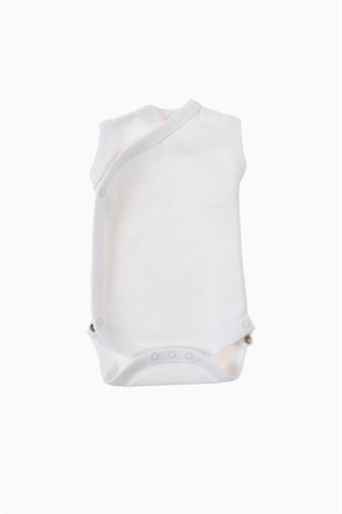 2 li Prematüre Bebek Body Kolsuz Kruvaze Beyaz ZıbınBody&Zıbın 2 li Prematüre Bebek Body Kolsuz Kruvaze Beyaz Zıbın Uygun Bebe