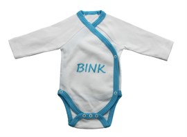 Mavi Pink Bebek Yenidoğan Çıtçıtlı Body
