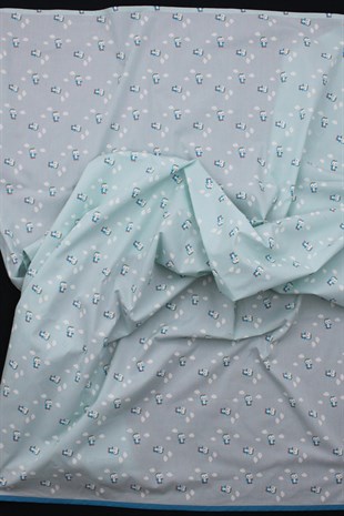 Nevresim Takımları Neşeli Penguen Bebek Çarşaf Yastık Takımı 120 x 150 cm Uygun Bebe