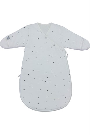 Pamuklu Bebek Uyku Tulumu Elyaf Dolgu 0-3 Ay 3 Tog BeyazUyku Tulumu Pamuklu Bebek Uyku Tulumu Elyaf Dolgu 0-3 Ay 3 Tog Beyaz Uygun Bebe