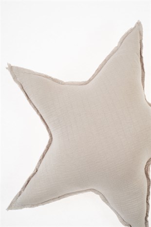 Yıldız Kumaş Dekoratif Bebek Yastığı Krem | Oyun YastığıBebek Yastıkları Yıldız Kumaş Dekoratif Bebek Yastığı Krem Uygun Bebe