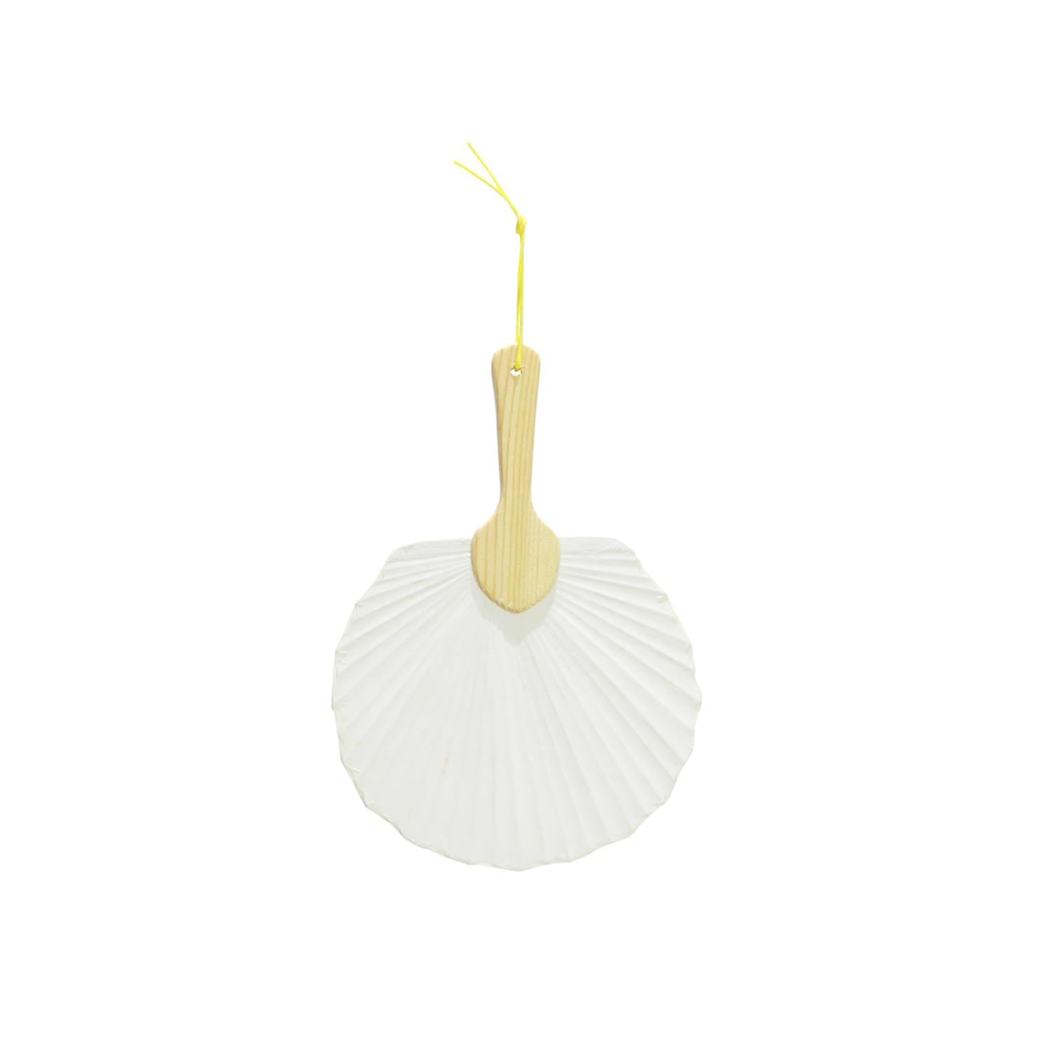 Beyaz Yelpaze İstiridye Model 19 cm - Kına, Nişan, Söz