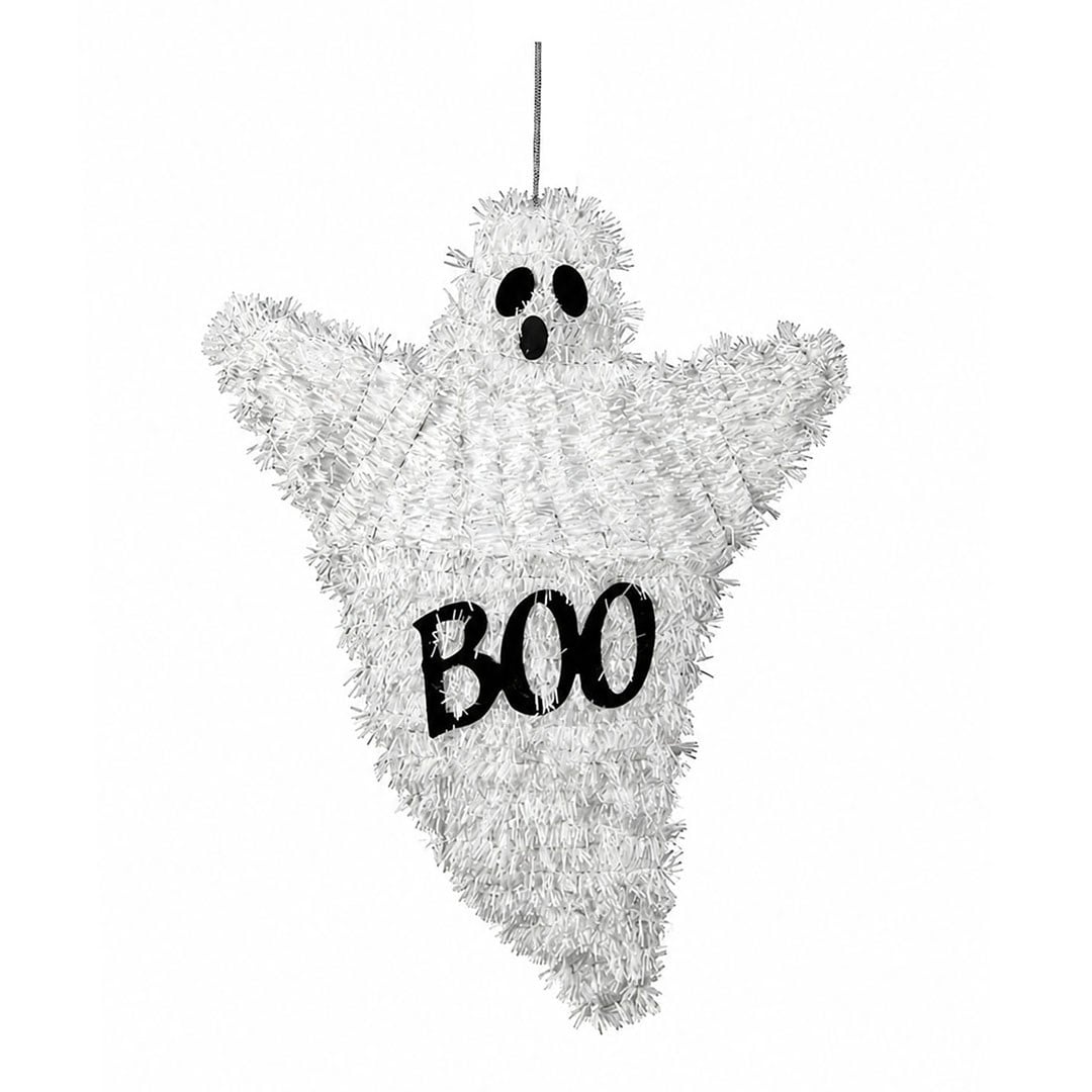Cadılar Bayramı Süs Hayalet Boo Baskılı Beyaz 45 cm