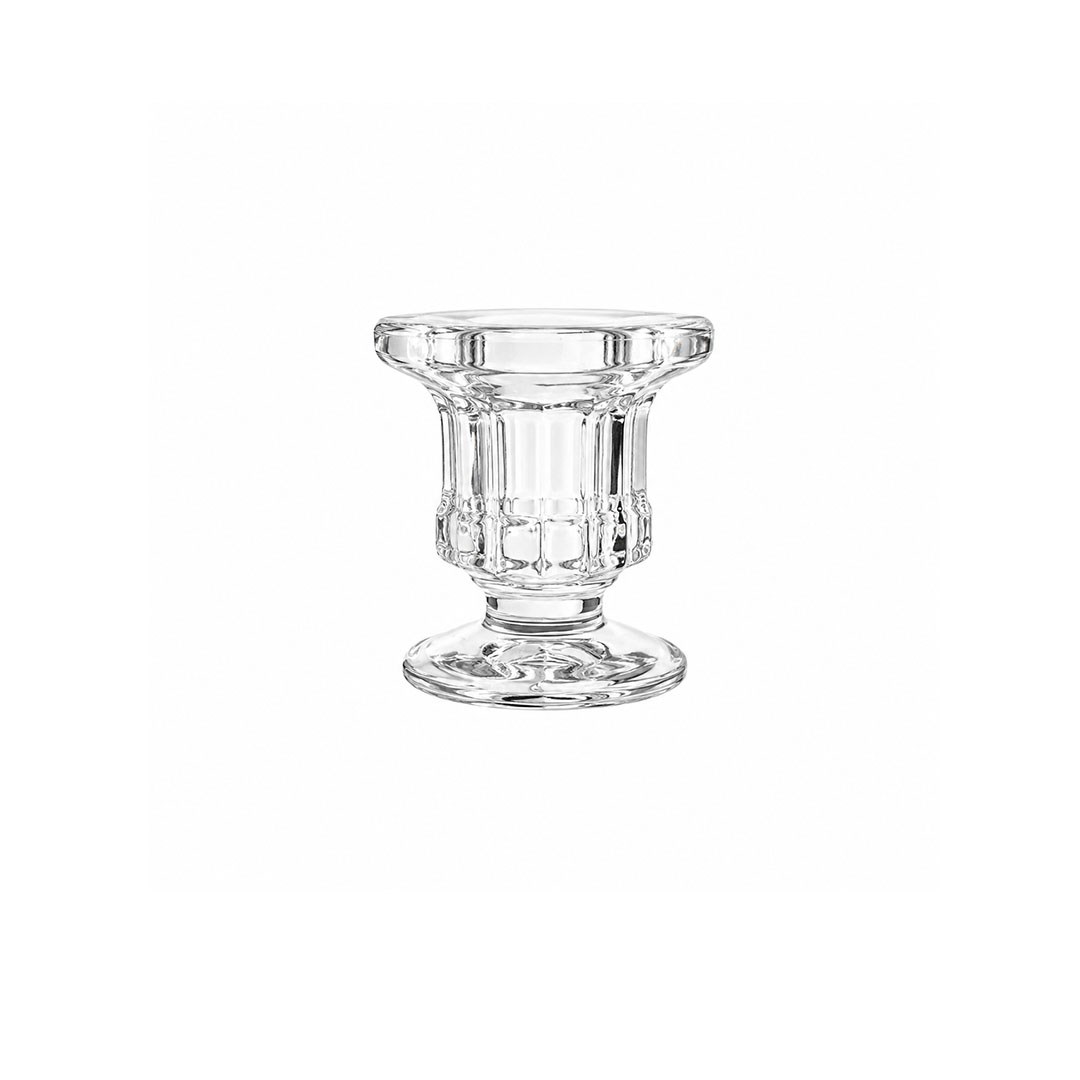 Cam Altıgen Şamdan & Mumluk Şeffaf 6 cm
