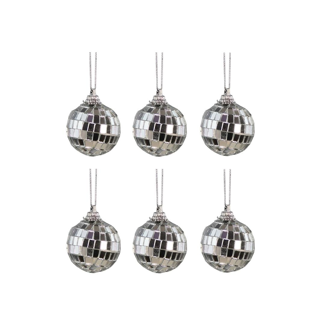 Disko Topu Gümüş 6lı 4 cm