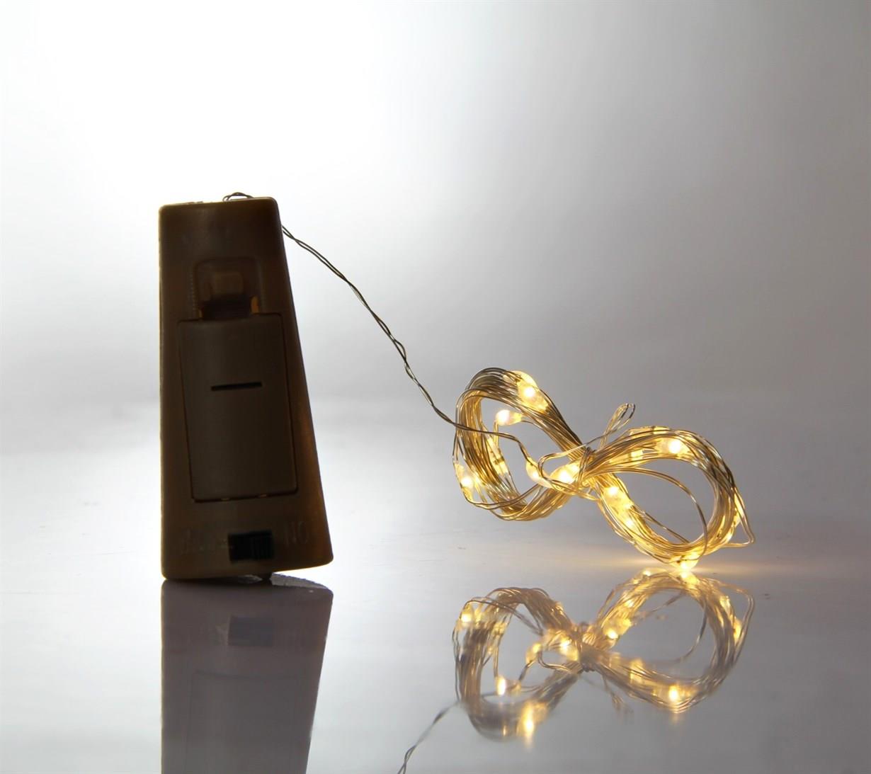 Mantar 20 Ampul Led Işık 2 m Gün Işığı - Yılbaşı