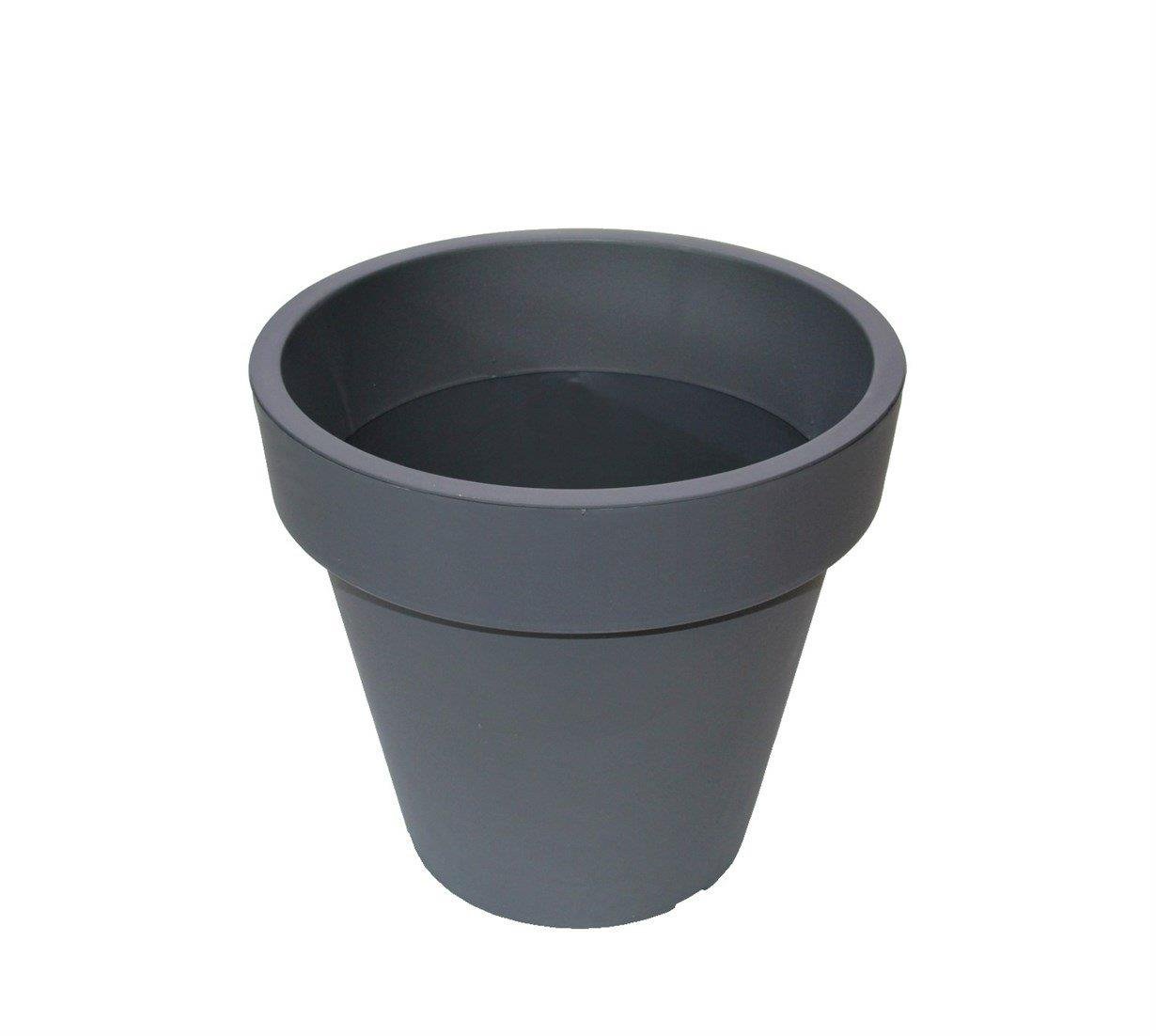 Plastik Saksı Antrasit 27 cm