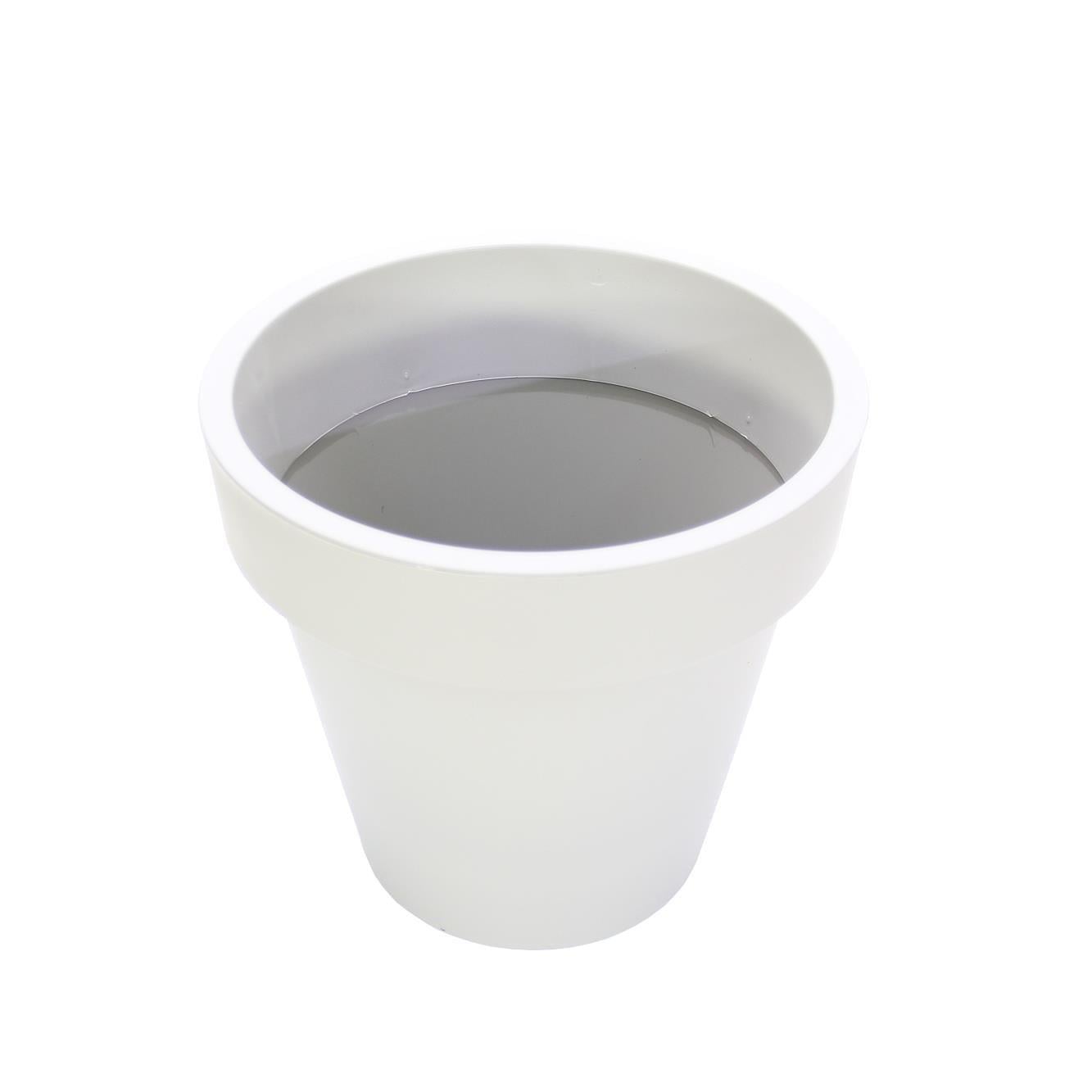 Plastik Saksı Bej  27 cm