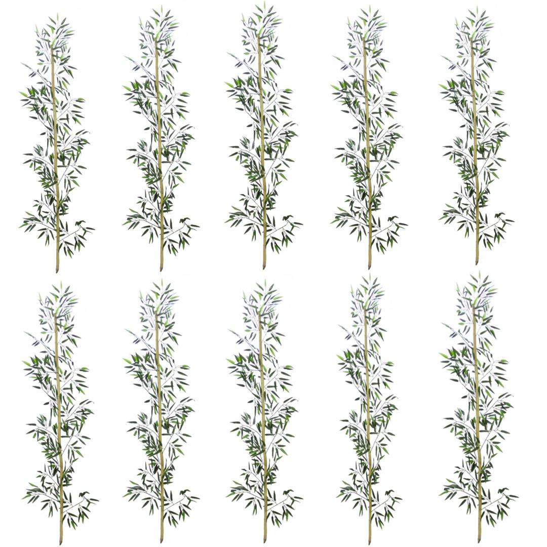 Saksısız Dekoratif 10lu Bambu Seperatör Seti 170 cm