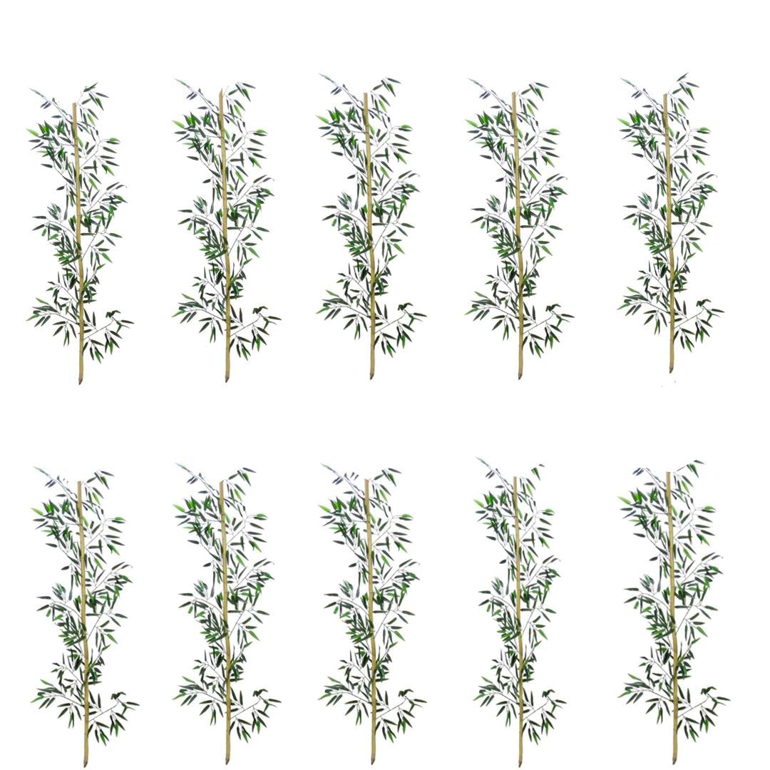 Saksısız Dekoratif 10lu Bambu Seperatör Seti 110 cm