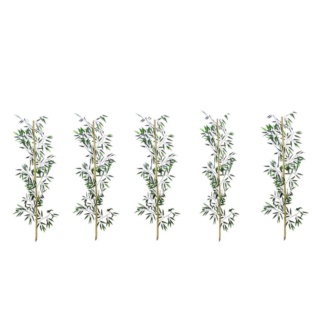 Saksısız Dekoratif 5’li Bambu Seperatör Seti 110 cm