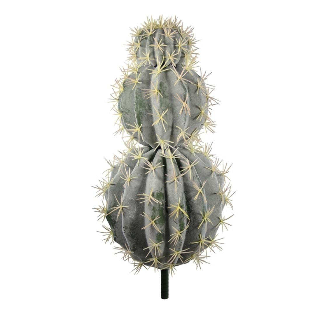 Saksısız Yapay 3lü Kaktüs Açık Yeşil 60 cm