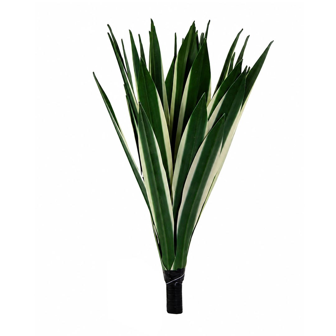 Saksısız Yapay Ağaç Agave Alacalı Yeşil 55 cm