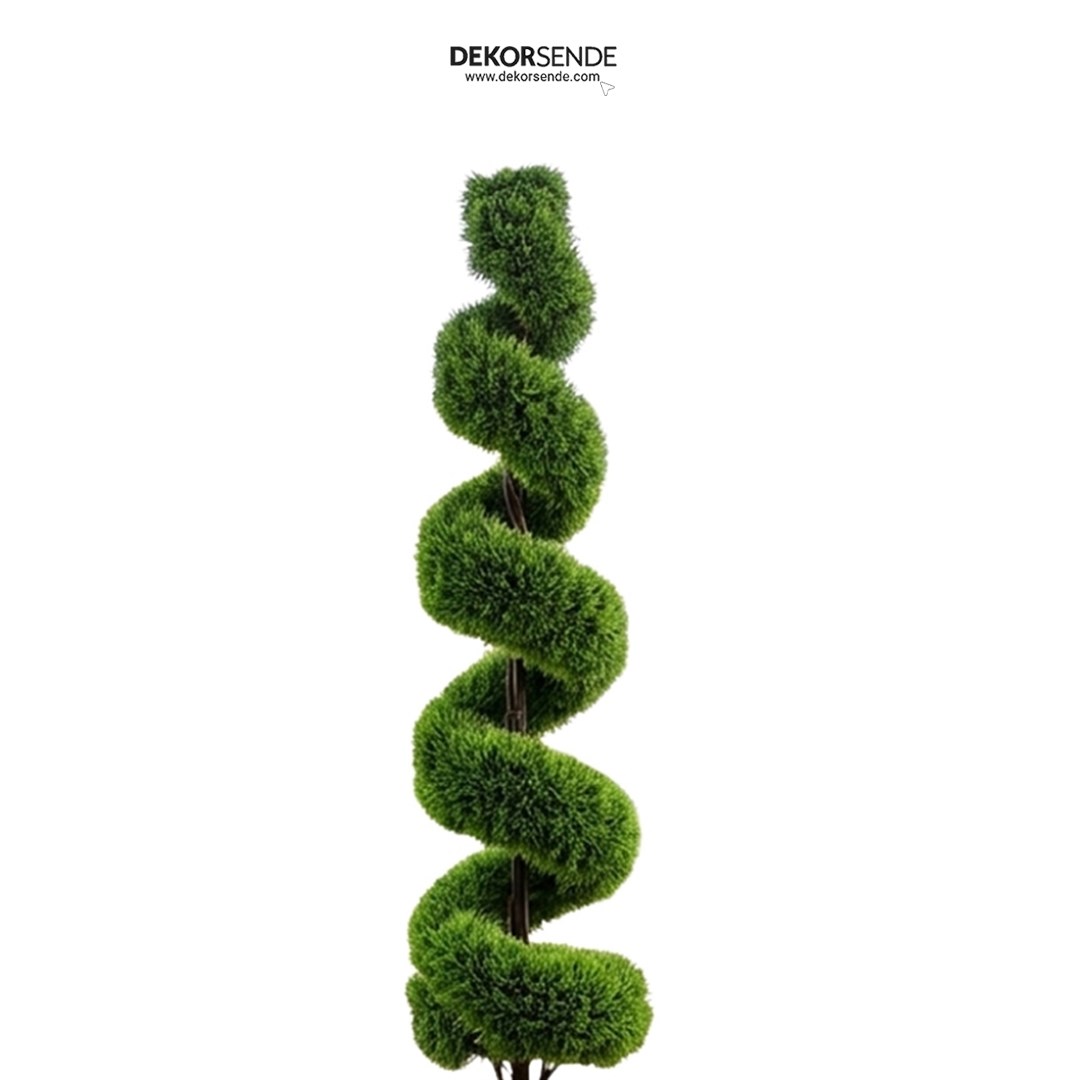 Saksısız Yapay Spiral Selvi Ağaç 160 cm