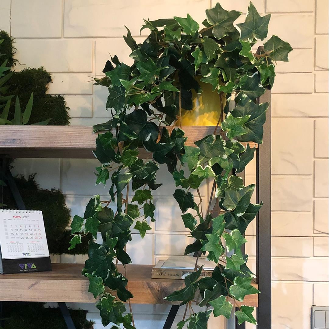 Yapay Alacalı Hedera Sarmaşık 90 cm