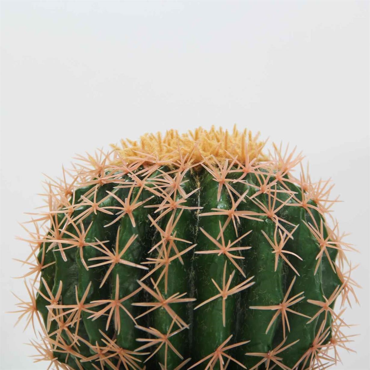 Yapay Altın Fıçı (Barrel) Kaktüs 35 Cm