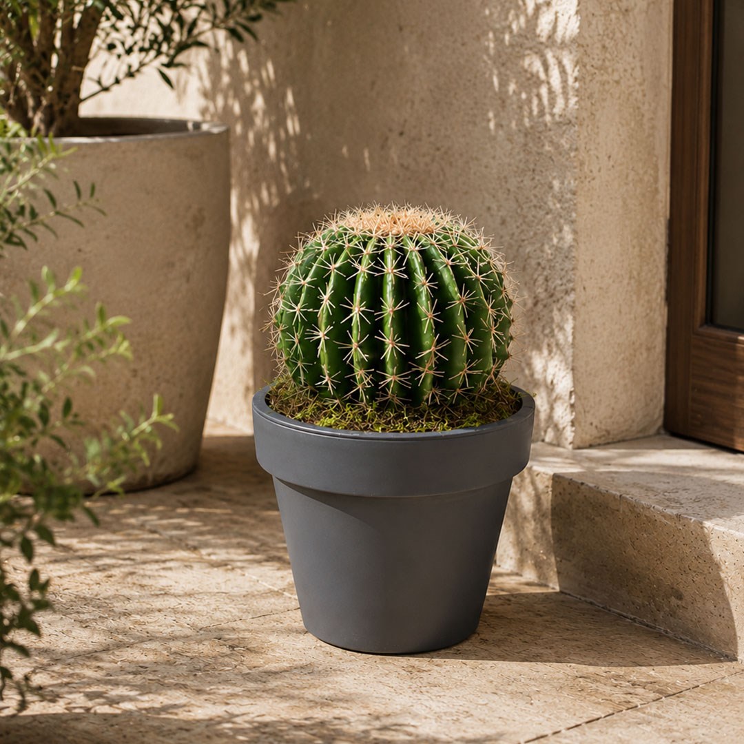 Yapay Altın Fıçı (Barrel) Kaktüs 47 cm