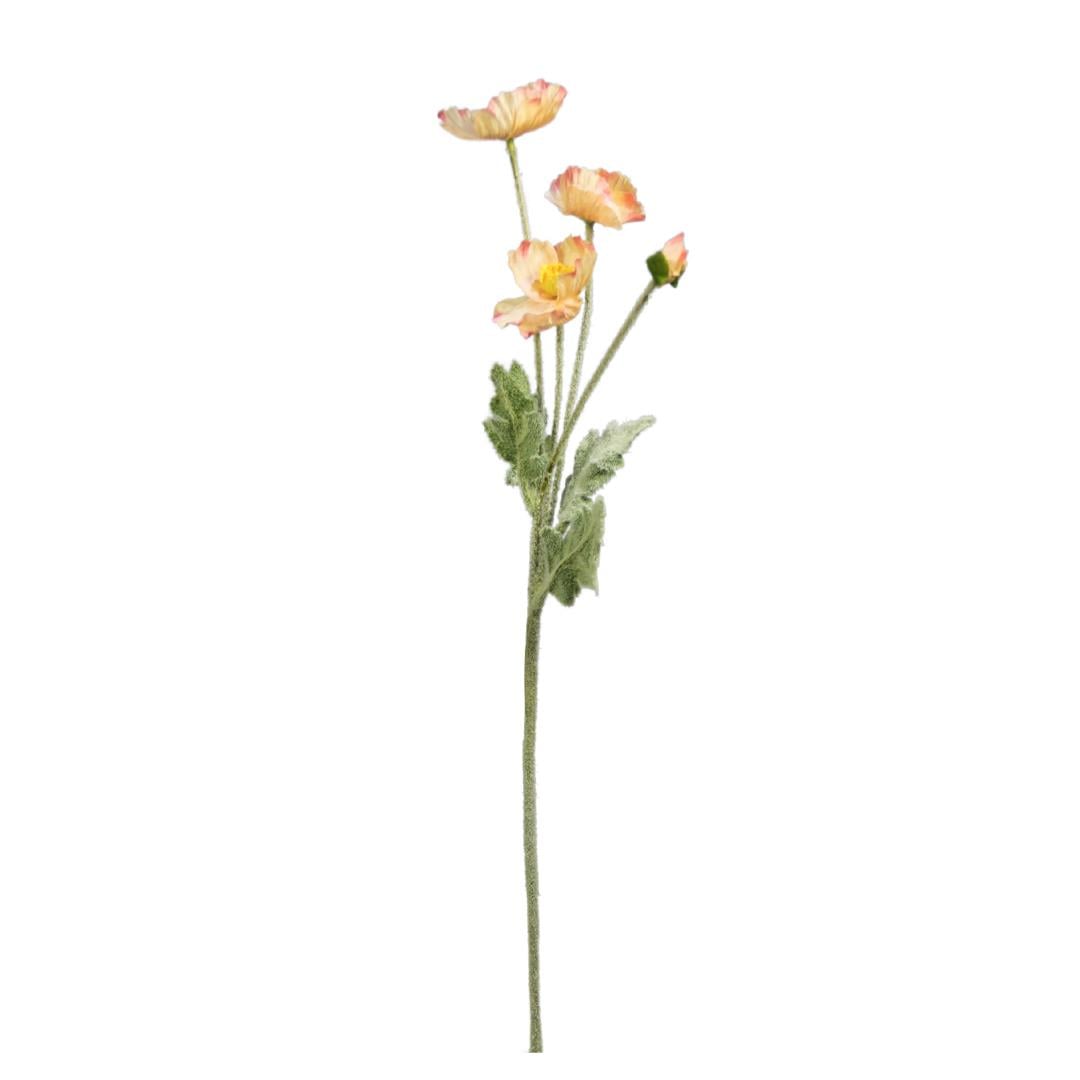 Yapay Anemon Çiçeği Turuncu 58 cm