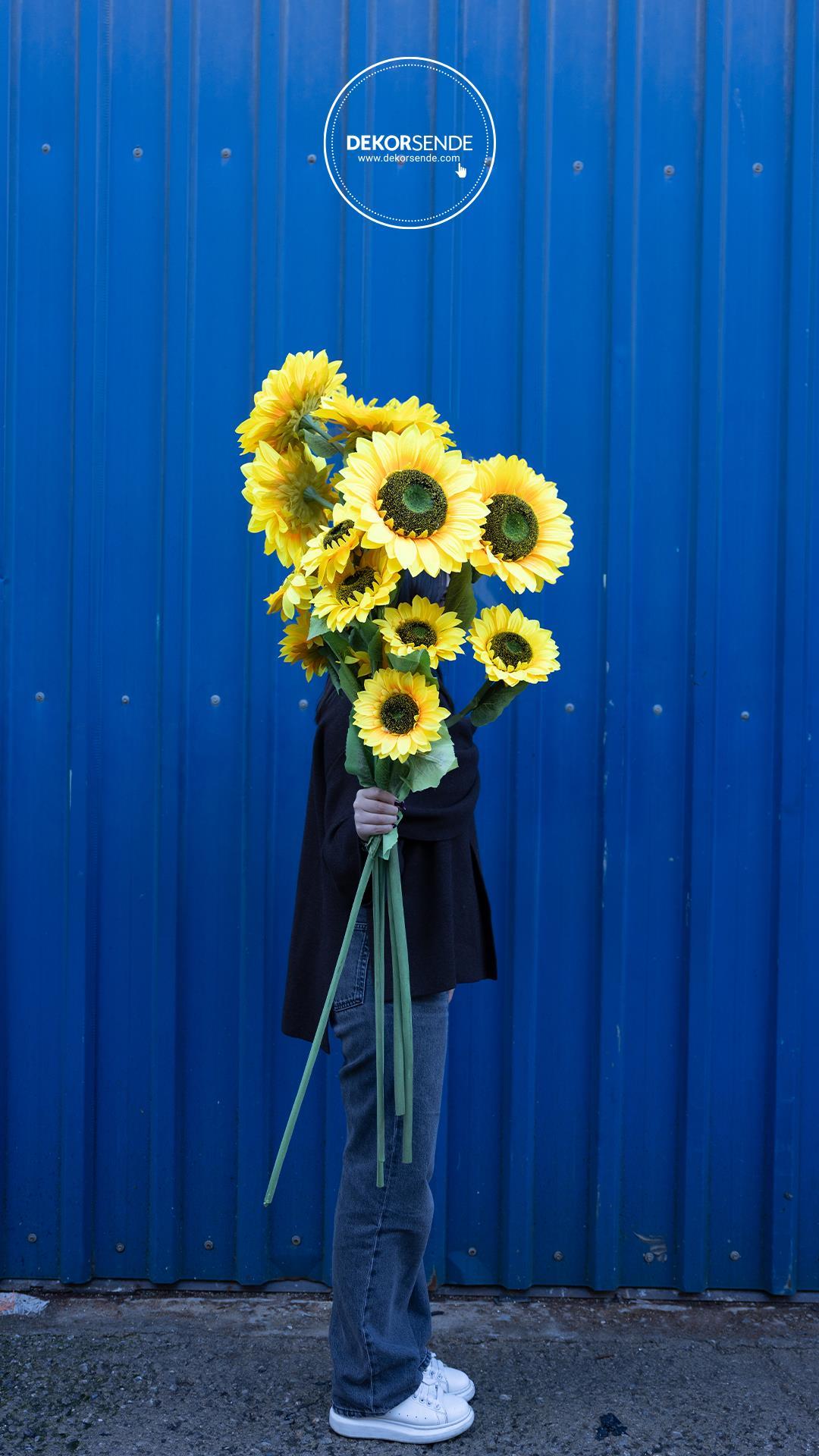 Yapay Ayçiçeği Demet 125 cm